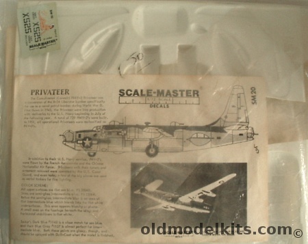 Scale-Master 1/72 Consolidated Convair PB4Y-2 Privateer Conversion - Bagged - (PB4Y2), SM20 plastic model kit